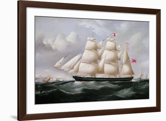 Clipper Barque 'Procymatia' Off Dover-Richard B. Spencer-Framed Giclee Print