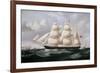 Clipper Barque 'Procymatia' Off Dover-Richard B. Spencer-Framed Giclee Print