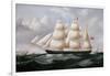 Clipper Barque 'Procymatia' Off Dover-Richard B. Spencer-Framed Giclee Print