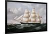 Clipper Barque 'Procymatia' Off Dover-Richard B. Spencer-Framed Giclee Print