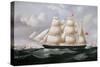 Clipper Barque 'Procymatia' Off Dover-Richard B. Spencer-Stretched Canvas