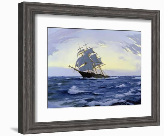 Clipper, Clear Dawn- 'Lak Loo', 2010-James Brereton-Framed Giclee Print