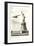 Clipper Passing Statue of Liberty, New York City-null-Framed Art Print