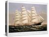 Clipper Ship, 1875-Currier & Ives-Stretched Canvas