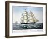 Clipper Ship Flying Cloud, 1851-1907-E Brown Jr-Framed Giclee Print