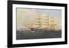 Clipper Ship Ontario-19th Century American School-Framed Premium Giclee Print