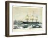 Clipper Ship 'Red Jacket' in the Ice Off Cape Horn-null-Framed Giclee Print