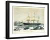 Clipper Ship 'Red Jacket' in the Ice Off Cape Horn-null-Framed Giclee Print