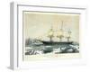 Clipper Ship 'Red Jacket' in the Ice Off Cape Horn-null-Framed Giclee Print