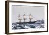 Clipper Ship, Red Jacket, Off Cape Horn, Passage from Australia to Liverpool, c.1854-American School-Framed Giclee Print