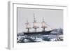 Clipper Ship, Red Jacket, Off Cape Horn, Passage from Australia to Liverpool, c.1854-American School-Framed Giclee Print