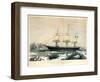 Clipper Ship Red Jacket-Currier & Ives-Framed Premium Giclee Print