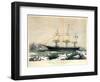 Clipper Ship Red Jacket-Currier & Ives-Framed Giclee Print