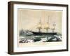 Clipper Ship Red Jacket-Currier & Ives-Framed Giclee Print