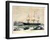 Clipper Ship Red Jacket-Currier & Ives-Framed Giclee Print