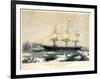 Clipper Ship Red Jacket-Currier & Ives-Framed Giclee Print