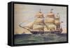 Clipper Ship, Sussex, c1853-Thomas Goldsworth Dutton-Framed Stretched Canvas