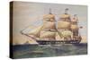 Clipper Ship, Sussex, c1853-Thomas Goldsworth Dutton-Stretched Canvas