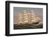 Clipper Ship “Three Brothers”, ca. 1875-Currier & Ives-Framed Art Print