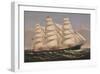 Clipper Ship “Three Brothers”, ca. 1875-Currier & Ives-Framed Art Print