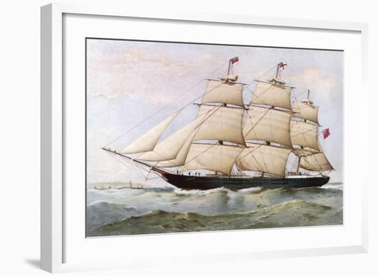 Clipper Ship-null-Framed Art Print