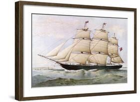 Clipper Ship-null-Framed Art Print