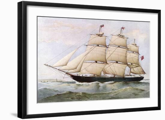 Clipper Ship-null-Framed Art Print