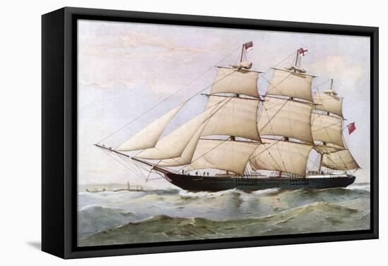 Clipper Ship-null-Framed Stretched Canvas