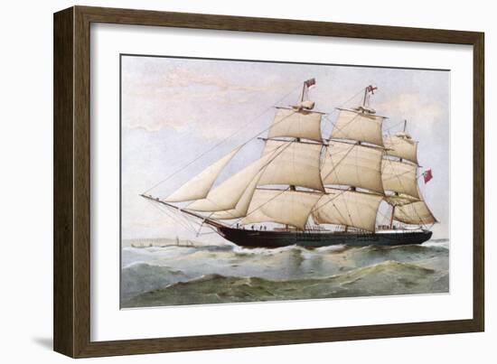 Clipper Ship-null-Framed Art Print