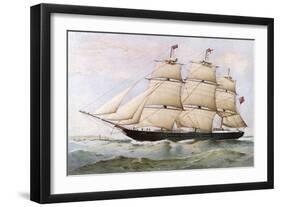 Clipper Ship-null-Framed Art Print