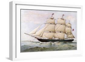 Clipper Ship-null-Framed Art Print