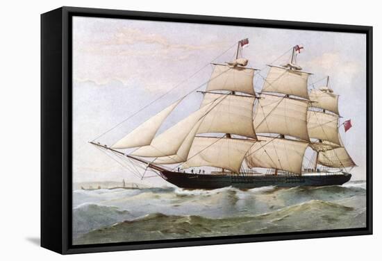 Clipper Ship-null-Framed Stretched Canvas