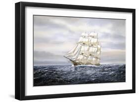 Clipper Ship-Jack Wemp-Framed Giclee Print