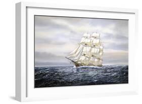 Clipper Ship-Jack Wemp-Framed Giclee Print