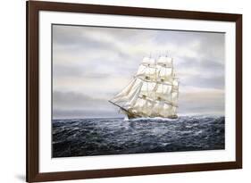 Clipper Ship-Jack Wemp-Framed Giclee Print