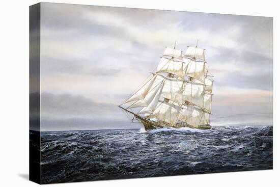 Clipper Ship-Jack Wemp-Stretched Canvas