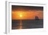 Clipper Sunset 1-Robert Goldwitz-Framed Giclee Print