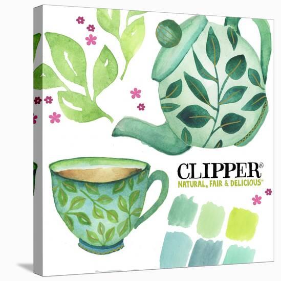 Clipper Tea-Elizabeth Rider-Stretched Canvas