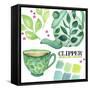 Clipper Tea-Elizabeth Rider-Framed Stretched Canvas