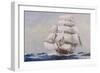 Clipper Under Full Sail-J^ Spurling-Framed Giclee Print