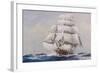 Clipper Under Full Sail-J^ Spurling-Framed Giclee Print