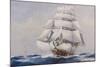 Clipper Under Full Sail-J^ Spurling-Mounted Giclee Print