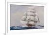 Clipper Under Full Sail-J^ Spurling-Framed Giclee Print