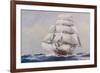 Clipper Under Full Sail-J^ Spurling-Framed Giclee Print