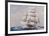 Clipper Under Full Sail-J^ Spurling-Framed Giclee Print