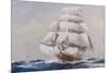 Clipper Under Full Sail-J^ Spurling-Mounted Giclee Print