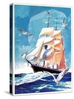 Clippership - Child Life-Henry Pitz-Stretched Canvas