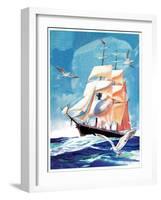 Clippership - Child Life-Henry Pitz-Framed Giclee Print