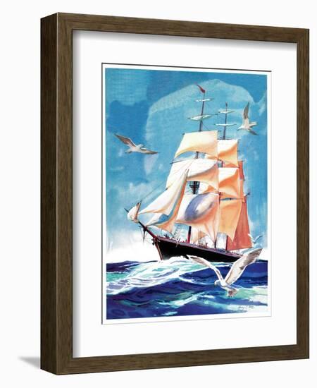 Clippership - Child Life-Henry Pitz-Framed Giclee Print