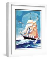 Clippership - Child Life-Henry Pitz-Framed Giclee Print